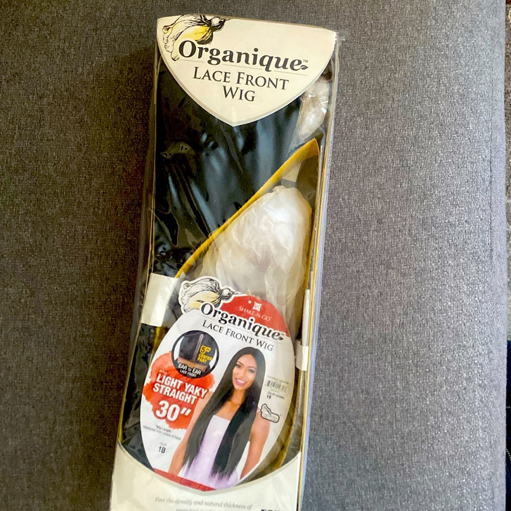 Shake N Go Organique Synthetic Hair Lace Front Wig - LIGHT YAKY STRAIGHT 30